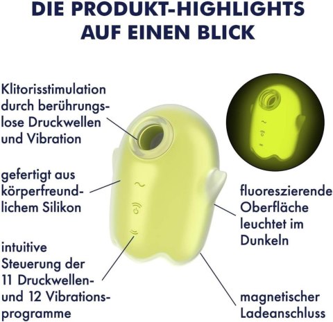 Satisfyer Glowing Ghost Yellow Satisfyer Glowing Ghost Yellow