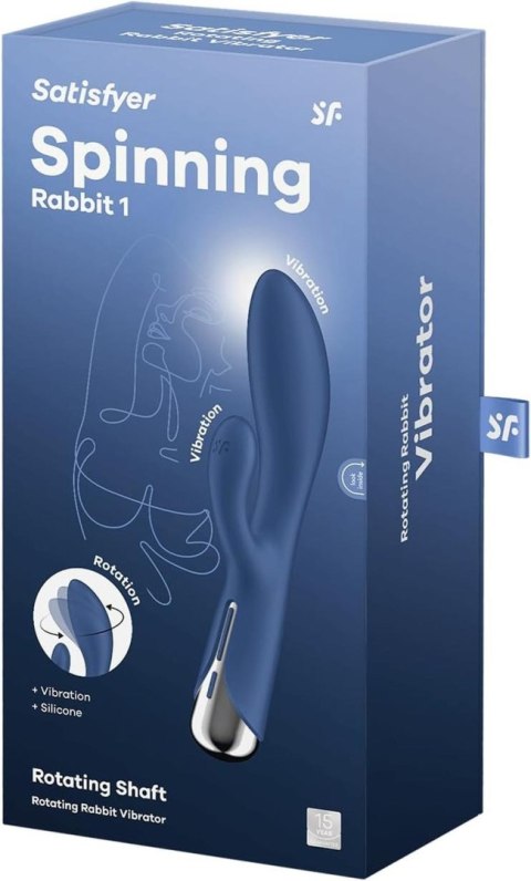 Satisfyer Spinning Rabbit 1 Blue Satisfyer Spinning Rabbit 1 Blue