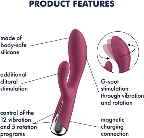 Satisfyer Spinning Rabbit 1 Red Satisfyer Spinning Rabbit 1 Red