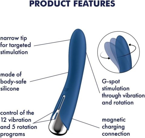 Satisfyer Spinning Vibe 1 Blue Satisfyer Spinning Vibe 1 Blue