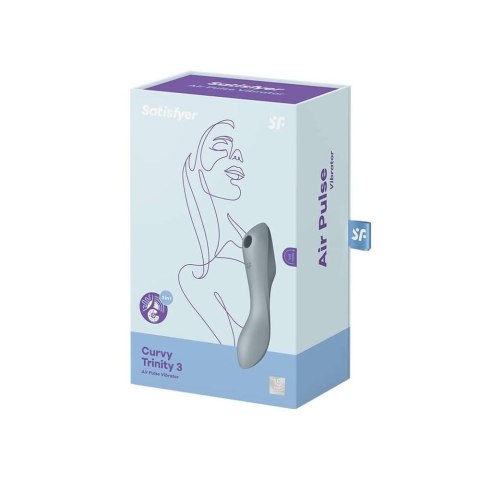 Vibrator - Curvy Trinity 3 (Blue Grey) Vibrator - Curvy Trinity 3 (Blue Grey)