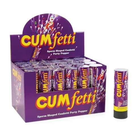 Cumfetti - confetti w kształcie plemników Cumfetti - confetti w kształcie plemników