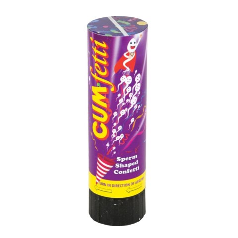 Cumfetti - confetti w kształcie plemników Cumfetti - confetti w kształcie plemników