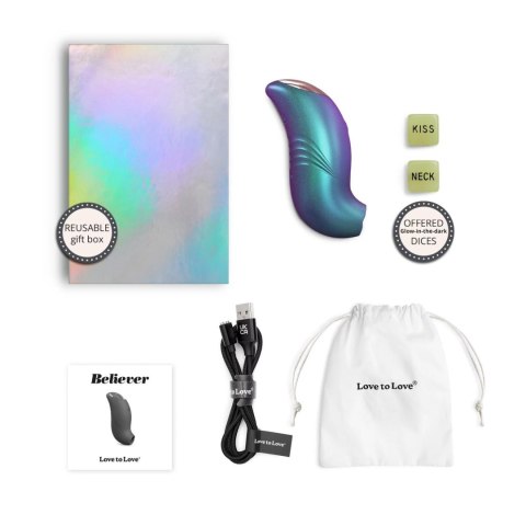 BELIEVER - IRIDESCENT TURQUOISE BELIEVER - IRIDESCENT TURQUOISE