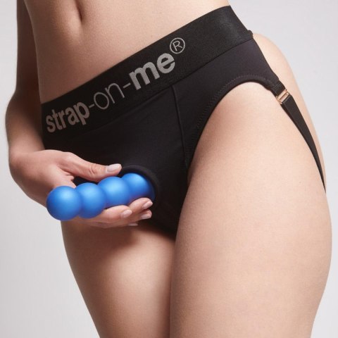 DILDO PLUG BALLS METALLIC BLUE - S DILDO PLUG BALLS METALLIC BLUE - S