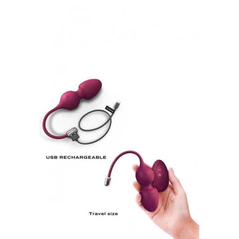 DORCELL Kulki gejszy śliwkowe LOVE BALLS PLUM DORCELL Kulki gejszy śliwkowe LOVE BALLS PLUM