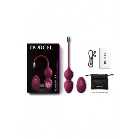 DORCELL Kulki gejszy śliwkowe LOVE BALLS PLUM DORCELL Kulki gejszy śliwkowe LOVE BALLS PLUM