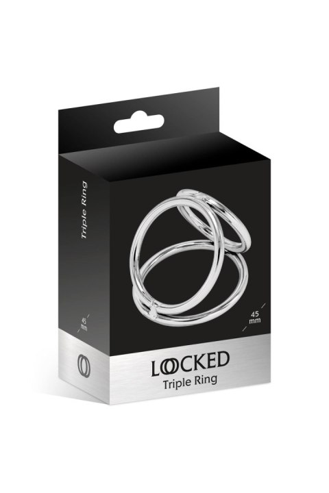 LOCKED TRIPLE RING 45/32/37 MM (Size: T1) LOCKED TRIPLE RING 45/32/37 MM (Size: T1)