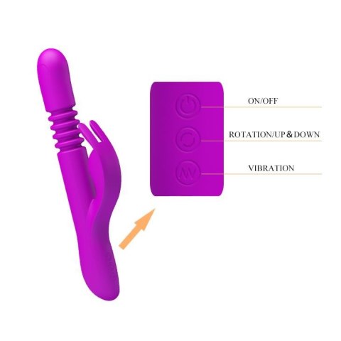 PRETTY LOVE - DONAHUE, USB, 12 vibration, 4 rotation PRETTY LOVE - DONAHUE, USB, 12 vibration, 4 rotation