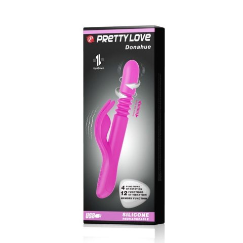 PRETTY LOVE - DONAHUE, USB, 12 vibration, 4 rotation PRETTY LOVE - DONAHUE, USB, 12 vibration, 4 rotation