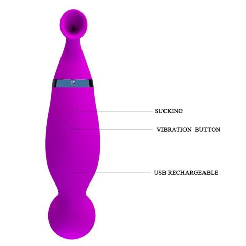 PRETTY LOVE - Magic Flute USB 12 Functions, Suction PRETTY LOVE - Magic Flute USB 12 Functions, Suction