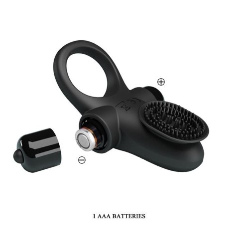 PRETTY LOVE - VIBRANT PENIS RING II Black PRETTY LOVE - VIBRANT PENIS RING II Black
