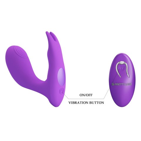 PRETTY LOVE - Idabelle Purple, 12 vibration functions 12 pulse wave settings Wireless remote control PRETTY LOVE - Idabelle Purple, 12 vibration functions 12 pulse wave settings Wireless remote control