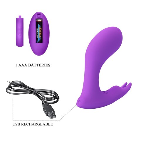 PRETTY LOVE - Idabelle Purple, 12 vibration functions 12 pulse wave settings Wireless remote control PRETTY LOVE - Idabelle Purple, 12 vibration functions 12 pulse wave settings Wireless remote control