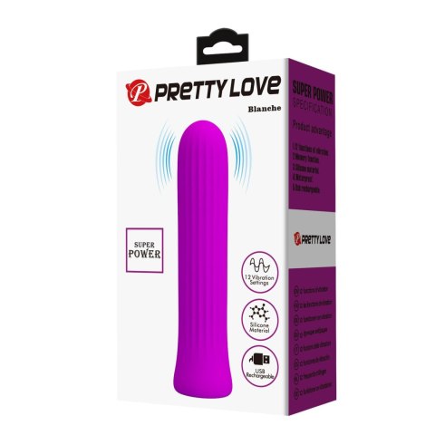 PRETTY LOVE - Blanche Purple, 12 vibration functions Memory function PRETTY LOVE - Blanche Purple, 12 vibration functions Memory function