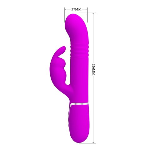 PRETTY LOVE - Coale Twinkled Tenderness Purple, 7 vibration functions 4 rotation functions 4 thrusting settings