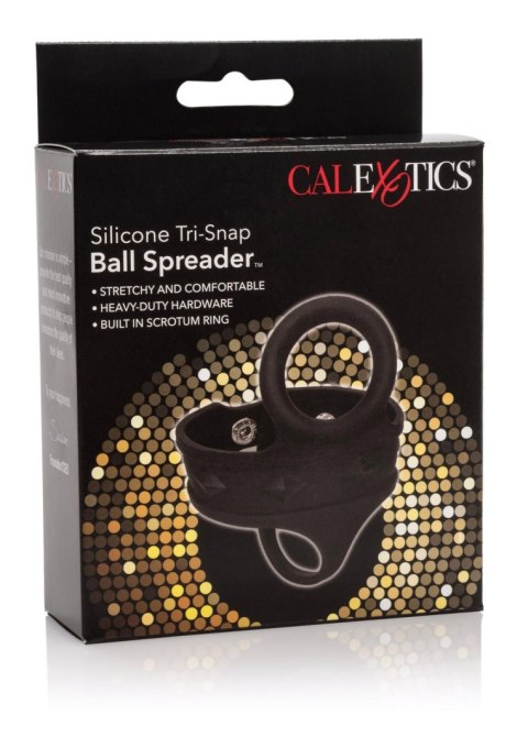 Silicone 3-Snap Ball Spreader Black Silicone 3-Snap Ball Spreader Black