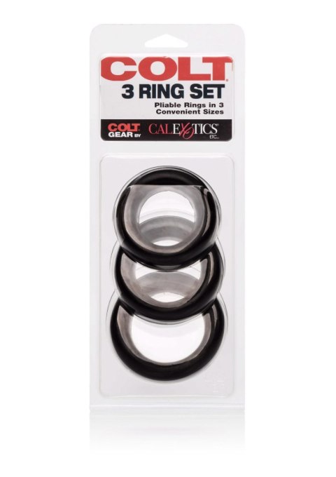 COLT 3 Ring Set Black COLT 3 Ring Set Black