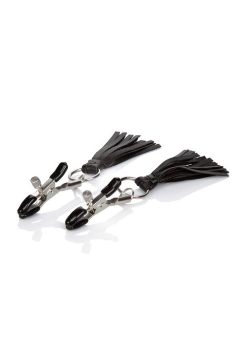 Playful Tassels Nipple Clamps Black Playful Tassels Nipple Clamps Black