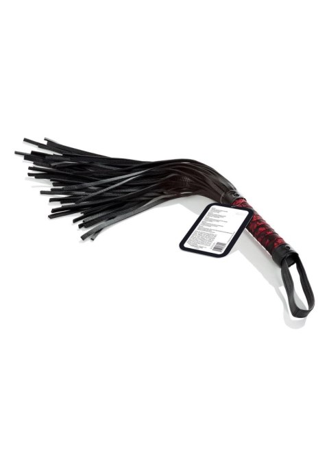 Scandal Flogger With Tag Black Scandal Flogger With Tag Black
