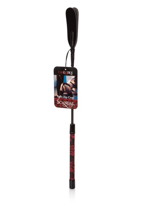 Scandal Split Tip Crop Red Scandal Split Tip Crop Red