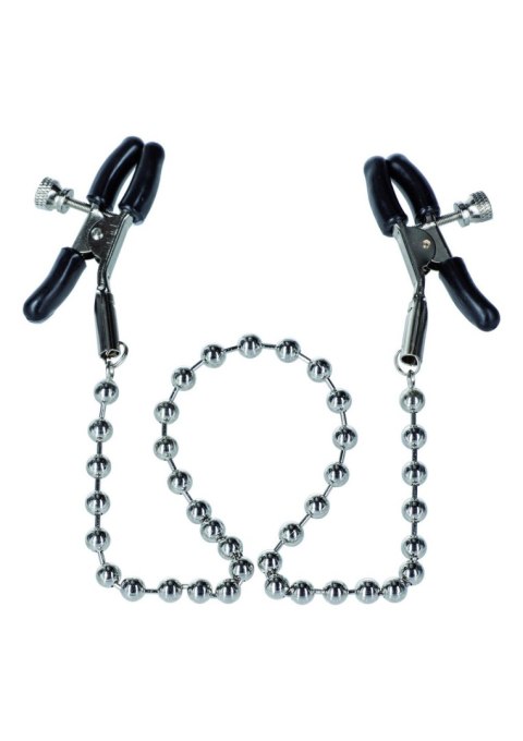 Silver Beaded Nipple Clamps Metal Silver Beaded Nipple Clamps Metal