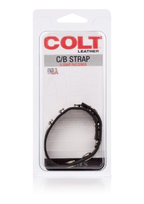 COLT Leather C/B Strap 5-snap Black COLT Leather C/B Strap 5-snap Black