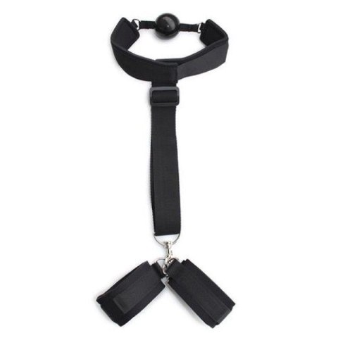 Costrittivio Bondage Back Restraint+gag black Costrittivio Bondage Back Restraint+gag black
