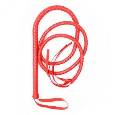 Pejcz-Frusta Indy Flog Whip red Pejcz-Frusta Indy Flog Whip red