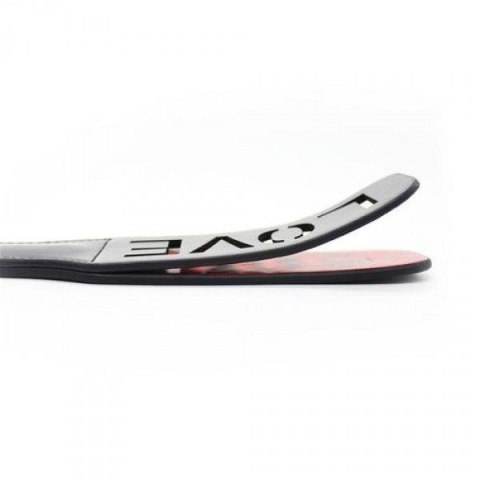 Pejcz-Paletta Doppia Double Spank Paddle Love black Pejcz-Paletta Doppia Double Spank Paddle Love black