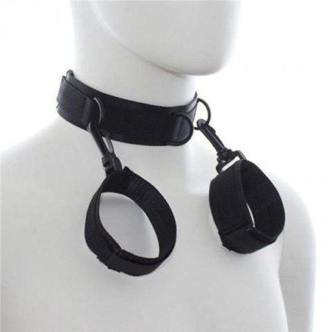 Wiązania-Costrittivo Easy Cuffs Collar Arms Restraint black Wiązania-Costrittivo Easy Cuffs Collar Arms Restraint black