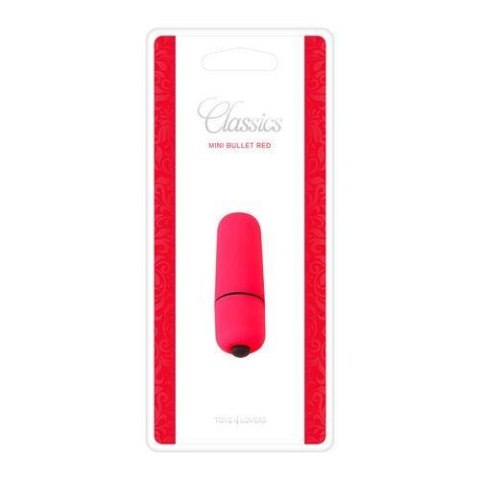 Wibrator-MINI VIBRATORE BULLET CLASSICS RED Wibrator-MINI VIBRATORE BULLET CLASSICS RED