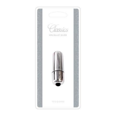 Wibrator-MINI VIBRATORE BULLET CLASSICS SILVER Wibrator-MINI VIBRATORE BULLET CLASSICS SILVER