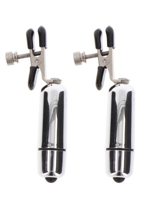 Adjustable Vibrating Clamps Silver Adjustable Vibrating Clamps Silver