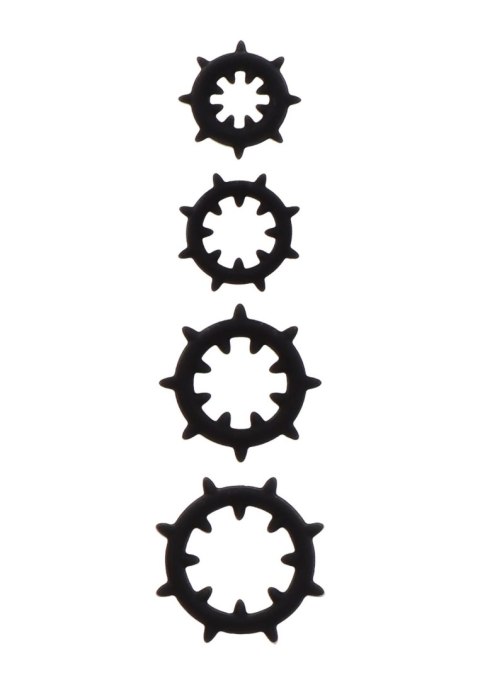 Nipple Enlargers with 8 Rings Black Nipple Enlargers with 8 Rings Black