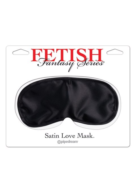 Satin Love Mask Black Satin Love Mask Black