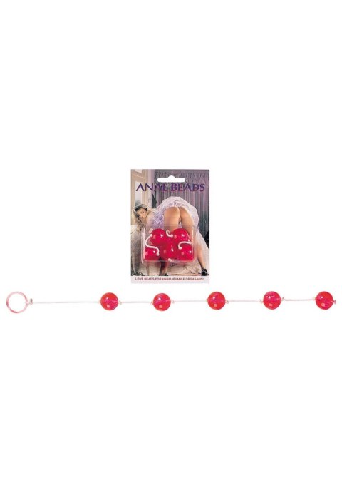 Anal Beads Large Red Anal Beads Large Red