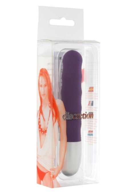 Discretion Ribbed Vibrator Purple Discretion Ribbed Vibrator Purple