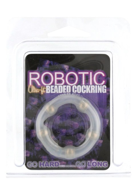 Robotic Beaded Cockring Transparent Robotic Beaded Cockring Transparent