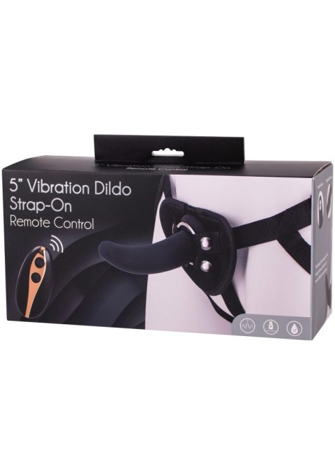 Vibration Dildo Strap-On 5inch Black Vibration Dildo Strap-On 5inch Black