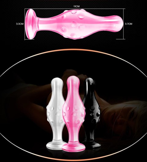 4.5"" Glass Romance Black 4.5"" Glass Romance Black