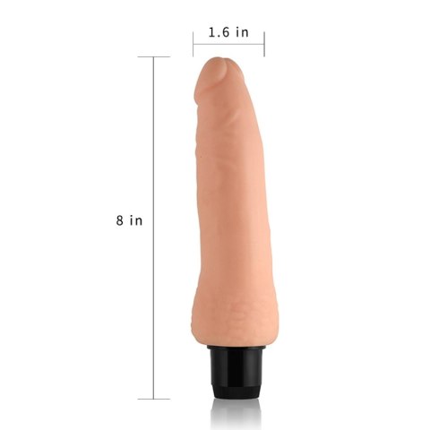 8'' Xtreme Feel Cyberskin Vibrator 8'' Xtreme Feel Cyberskin Vibrator