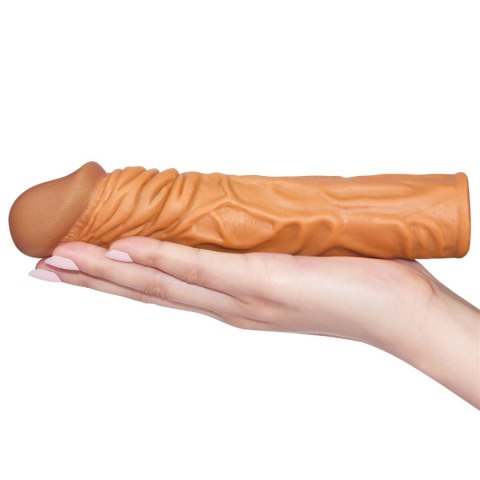 Add 2"" Pleasure X Tender Penis Sleeve Brown Add 2"" Pleasure X Tender Penis Sleeve Brown