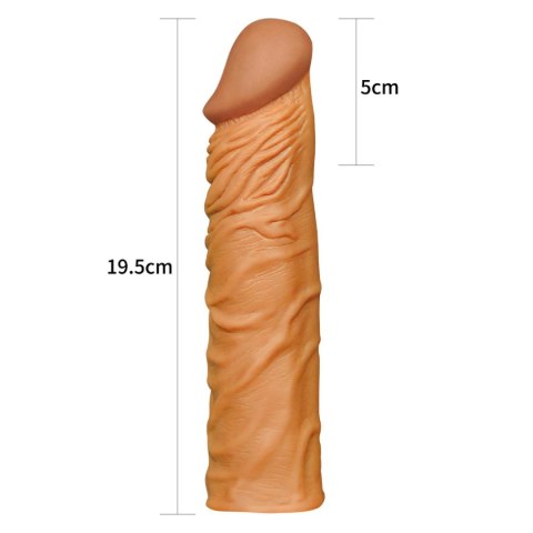 Add 2"" Pleasure X Tender Penis Sleeve Brown Add 2"" Pleasure X Tender Penis Sleeve Brown