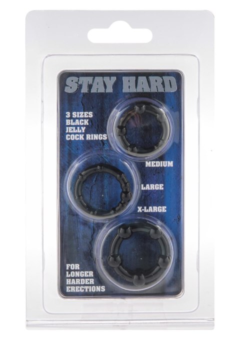 Stay Hard - Three Rings Black Stay Hard - Three Rings Black