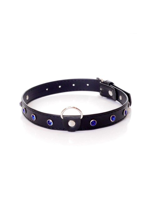 Fetish B - Series Collar - 2 cm navy blue crystal Fetish B - Series Collar - 2 cm navy blue crystal