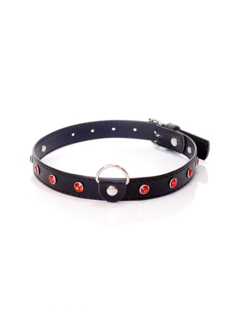 Fetish B - Series Collar - 2 cm. red crystal Fetish B - Series Collar - 2 cm. red crystal