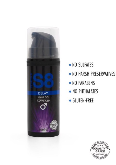 S8 Delay Penis Gel 30ml Natural S8 Delay Penis Gel 30ml Natural