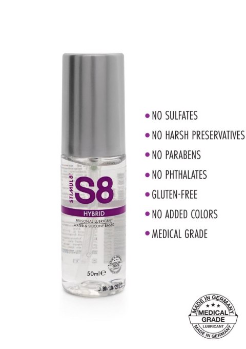S8 Hybrid Lube 50ml Natural S8 Hybrid Lube 50ml Natural
