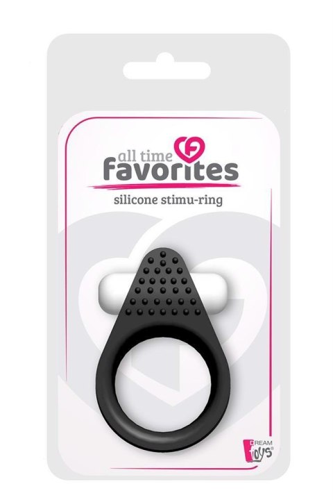 ALL TIME FAVORITES SILICONE STIMU-RING BLACK ALL TIME FAVORITES SILICONE STIMU-RING BLACK